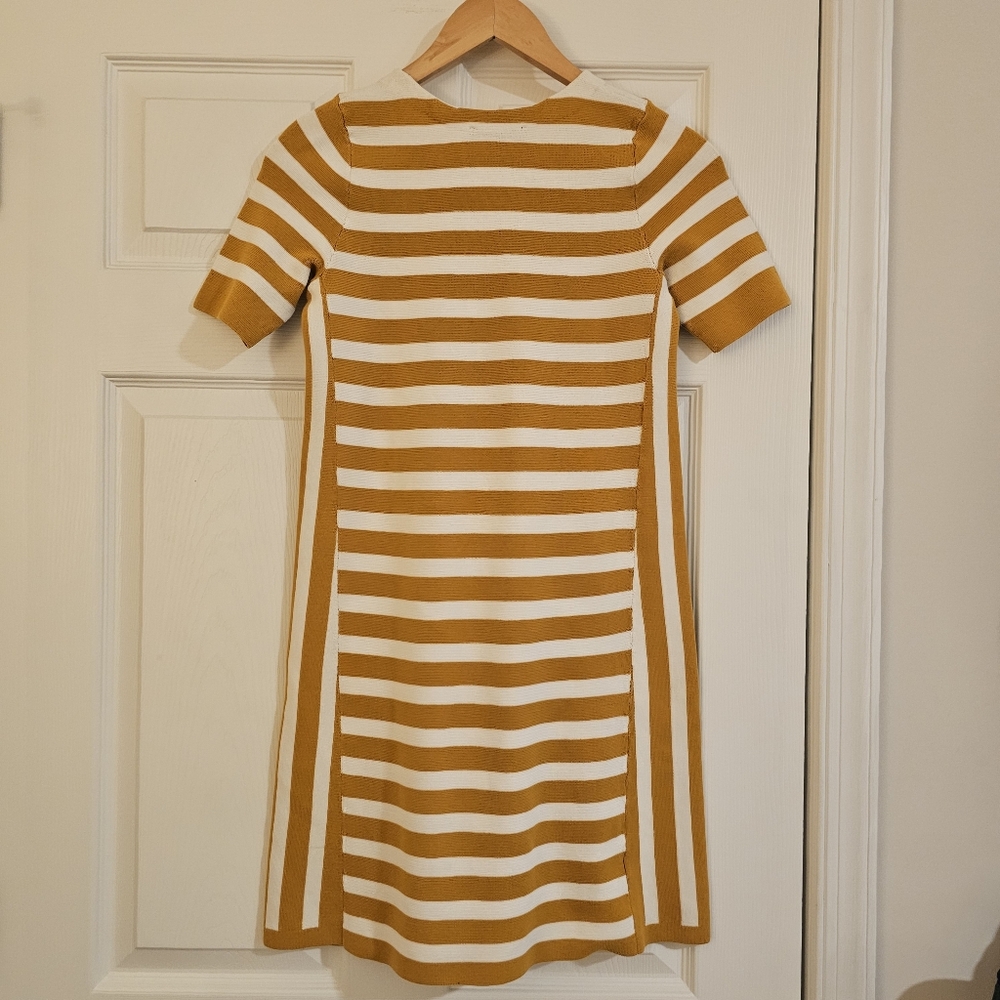 Ann Taylor Striped Knit Dress Size XS Petite - Picture 2 of 6